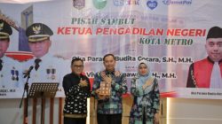 Wali Kota dan Wakil Wali Kota Metro Ucapkan Selamat Datang ke Ketua PN yang Baru