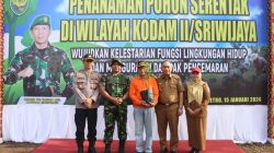 Pemkot Metro Bersama Kodim 0411/KM, Lakukan Tanam 1000 Bibit Pohon