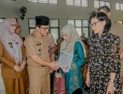 Wahdi – Qomaru Jalin Halal Bihalal dengan Keluarga Pendidik, Sekaligus Lepas 4 Purna Bhakti