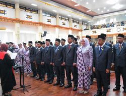 Pelantikan dan Sumpah Jabatan Anggota DPRD Terpilih Kota Metro 2024-2029 Dilaksanakan Dalam Paripurna