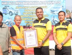 Puncak Peringatan Hari Lalu Lintas Bhayangkara Ke-69, Polres Tulang Bawang Gelar CFD dan Kegiatan Menarik Lainnya