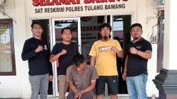 Tekab 308 Presisi Polres Tulang Bawang Tangkap Pelaku Curat Kabel Milik PLN, AKP Indik: Residivis Pencurian Baterai Tower