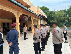 Polres Lampung Timur Kawal KetatbProses Pelipatan dan Sortir Surat Suara Pilkada 2024