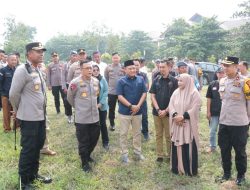 Kapolda Lampung Cek Langsung Kelengkapan Gudang Logistik Milik KPU Tulang Bawang