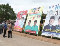 Hadiri Pembersihan APK Secara Simbolis, Kapolres Tulang Bawang: Awal Dimulainya Masa Tenang