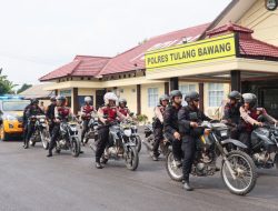 Polres Tulang Bawang Gelar Patroli Skala Besar Pasca Pungut Suara, Ini Tujuannya