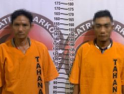 Gasak Narkoba di Pasar Unit 2, Polres Tulang Bawang Tangkap Dua Pelaku