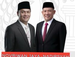 Novriwan Jaya dan Nadirsyah.Ditetapkan Bupati KPU Tulangbawang Barat Putuskan Rapatnya