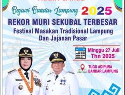 Begawi Bandar Lampung 2025: Pesta Rakyat di Tugu Adipura, Jangan Sampai Terlewat!