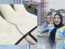 JPO Siger Millenia Tetap Aman, Retakan yang Viral Ternyata Lumut