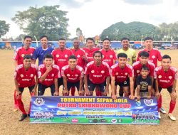 Mataram Baru FC Angkat Trofi Putra Sribhawono Cup 2025 Usai Kalahkan Tuan Rumah