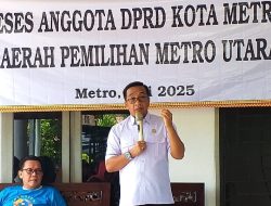 Legislator Metro, Efril Hadi Turun ke Warga: Infrastruktur Jadi Sorotan Utama
