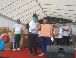 Meriah! Jalan Sehat HUT Lampung Timur ke-27 Dipenuhi Doorprize Menarik