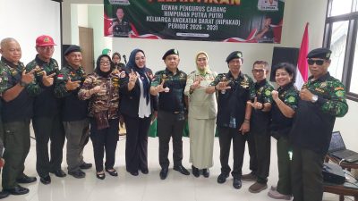 Ketua DPD Lantik DPC HIPAKAD Kota Bandar Lampung Masa Bakti 2024 – 2029 Di Aula Kodim 0410/KBL