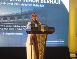 Bupati Ela Siti Nuryamah Resmi Buka Program Lampung Timur Berhaji, Dorong Literasi Keuangan Syariah dan Perencanaan Haji Sejak Dini