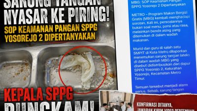 Kepala SPPG Yosorejo 2 Bungkam: Standar Keamanan Pangan Dipertanyakan